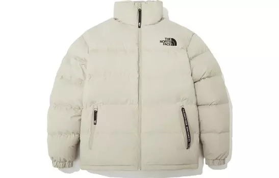 Пуховик мужской светло-бежевый The North Face, светло-бежевый