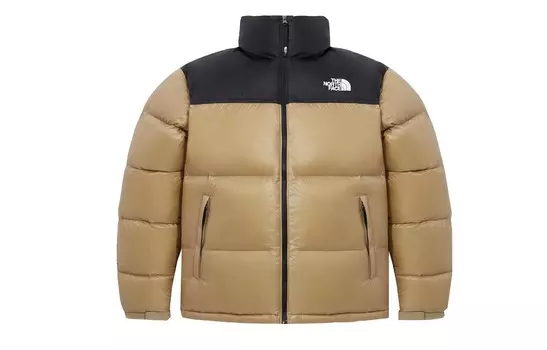 Пуховик мужской светло-бежевый The North Face, светло-бежевый