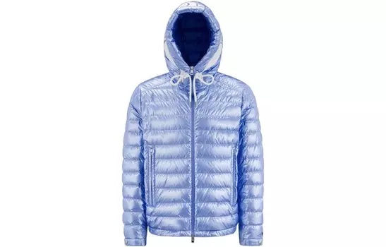 Пуховик мужской светло-голубой Moncler