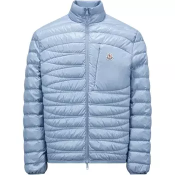 Пуховик мужской светло-голубой Moncler