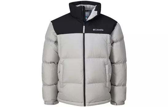 Пуховик мужской светло-серый Columbia