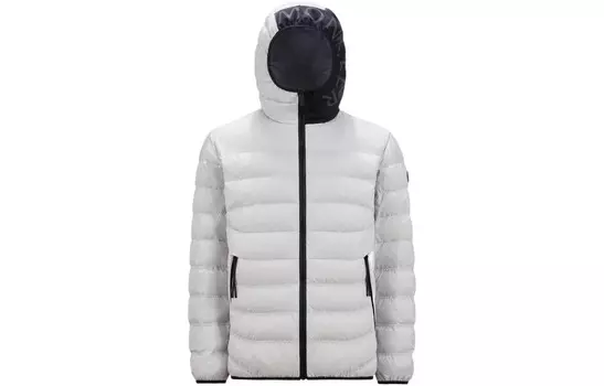 Пуховик мужской светло-серый Moncler