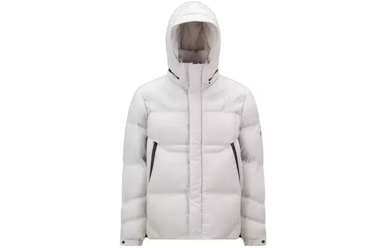 Пуховик мужской светло-серый Moncler