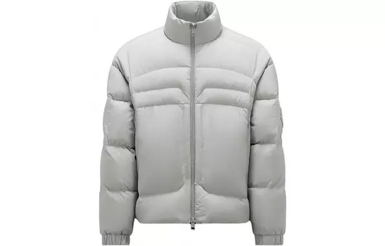Пуховик мужской светло-серый Moncler