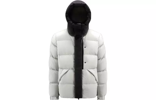 Пуховик мужской светло-серый Moncler