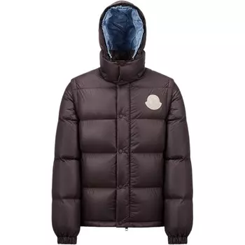Пуховик мужской темно-коричневый Moncler