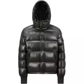 Пуховик мужской темно-серый Moncler