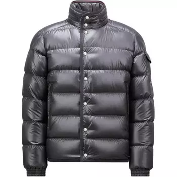 Пуховик мужской темно-серый Moncler