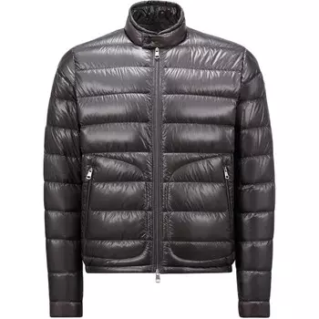Пуховик мужской темно-серый Moncler