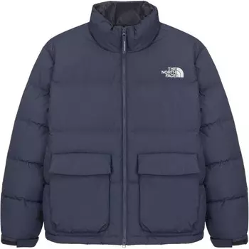Пуховик мужской темно-серый The North Face, темно-серый