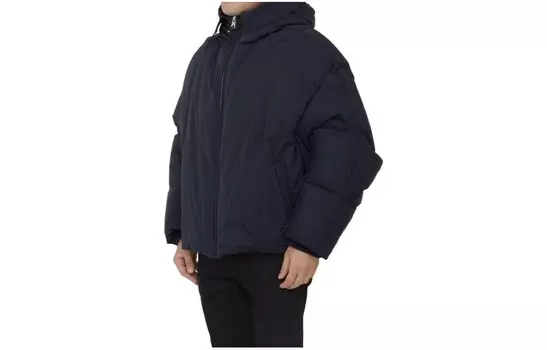 Пуховик мужской темно-синий Bottega Veneta, темно-синий