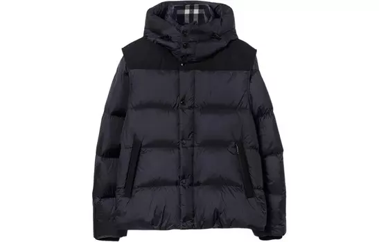 Пуховик мужской темно-синий Burberry, синий