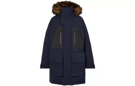 Пуховик мужской темно-синий Burberry, темно-синий