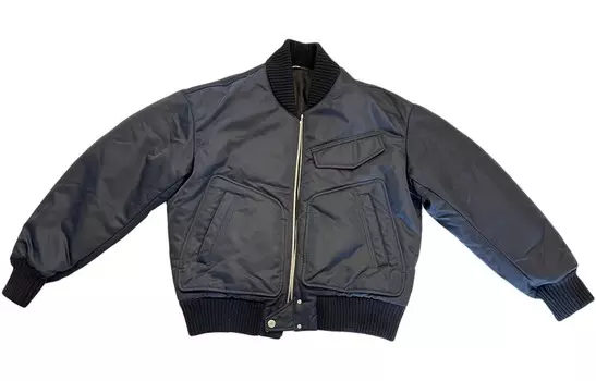 Пуховик мужской темно-синий Hermes, темно-синий