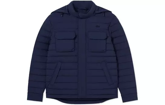 Пуховик мужской темно-синий Lacoste, темно-синий