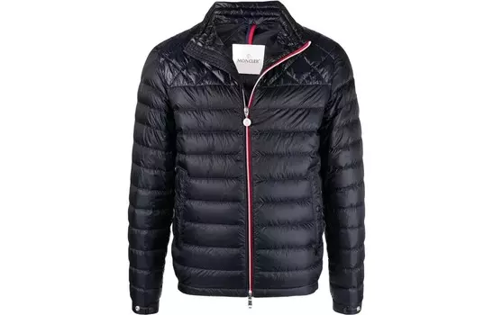 Пуховик мужской темно-синий Moncler