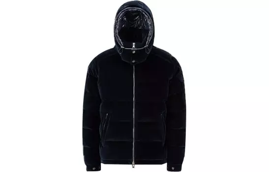 Пуховик мужской темно-синий Moncler