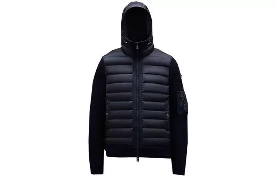 Пуховик мужской темно-синий Moncler