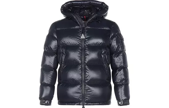 Пуховик мужской темно-синий Moncler