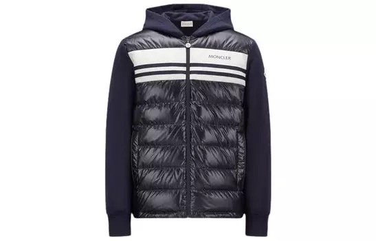 Пуховик мужской темно-синий Moncler