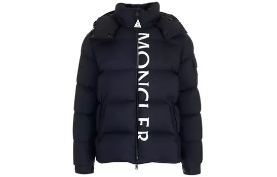 Пуховик мужской темно-синий Moncler
