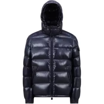 Пуховик мужской темно-синий Moncler