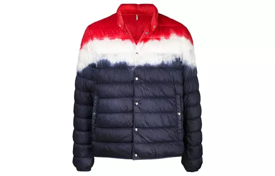 Пуховик мужской темно-синий Moncler