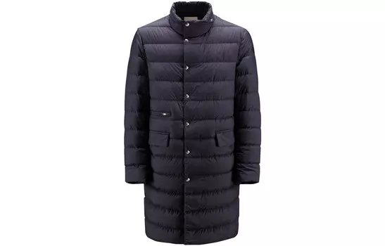 Пуховик мужской темно-синий Moncler
