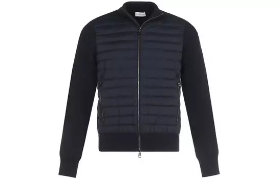 Пуховик мужской темно-синий Moncler