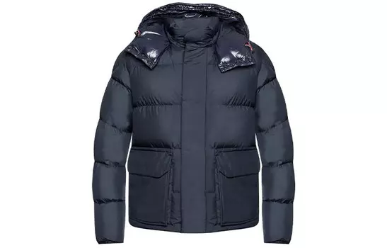 Пуховик мужской темно-синий Moncler