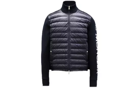 Пуховик мужской темно-синий Moncler