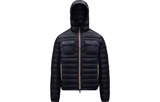 Пуховик мужской темно-синий Moncler