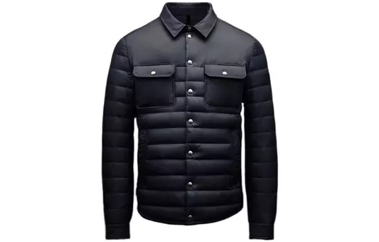Пуховик мужской темно-синий Moncler