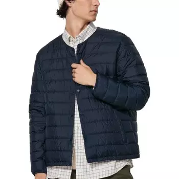Пуховик мужской Uniqlo, 69 темно-синий