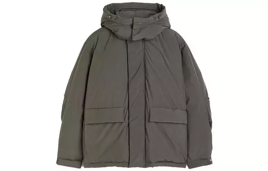 Пуховик мужской темно-зеленый H&M