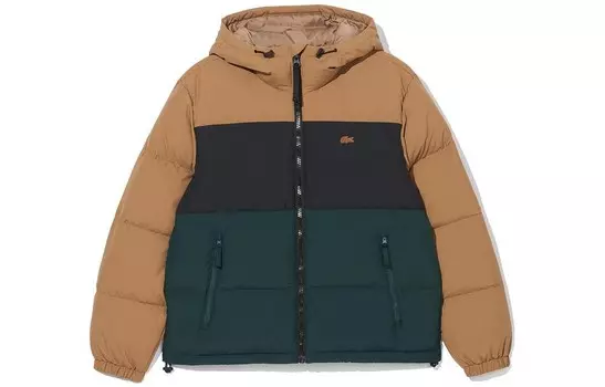 Пуховик мужской TPV/цветной блок Lacoste, цвет TPV/color-blocking