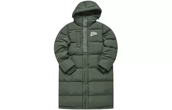 Пуховик мужской Wizard темно-зеленый Fila Fusion