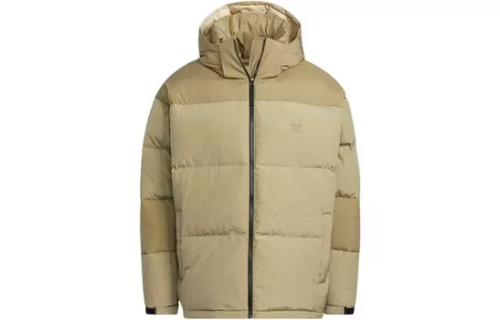 Пуховик мужской зеленый Adidas Originals, зеленый