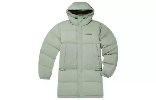 Пуховик мужской зеленый Columbia