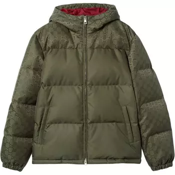 Пуховик мужской зеленый Gucci