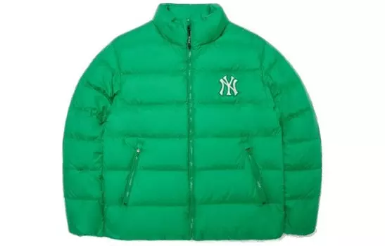 Пуховик мужской зеленый Mlb