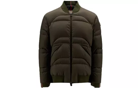 Пуховик мужской зеленый Moncler