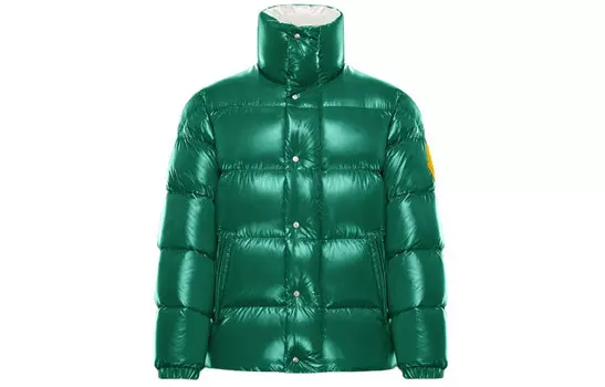 Пуховик мужской зеленый Moncler