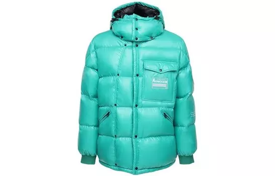 Пуховик мужской зеленый Moncler