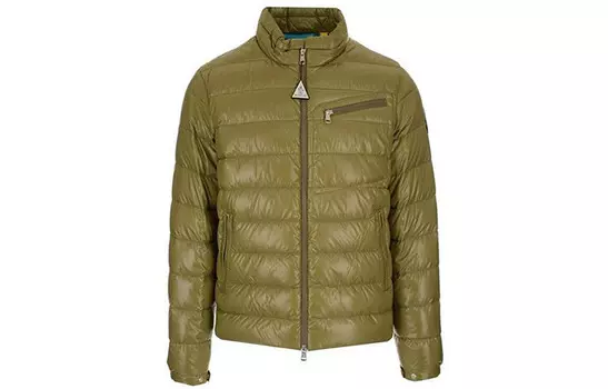 Пуховик мужской зеленый Moncler