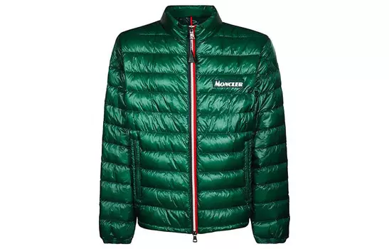 Пуховик мужской зеленый Moncler