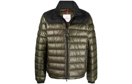 Пуховик мужской зеленый Moncler