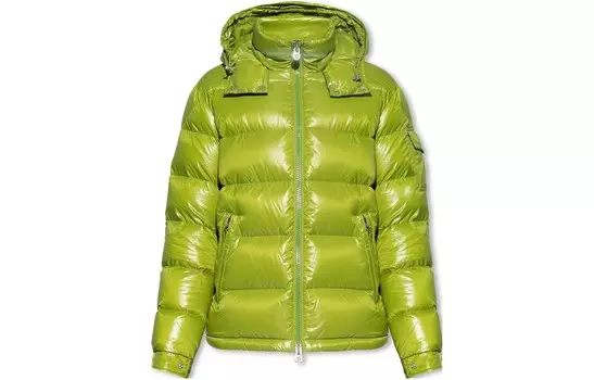 Пуховик мужской зеленый Moncler