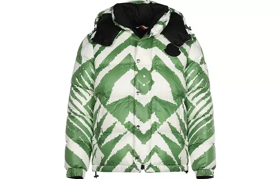 Пуховик мужской зеленый Moncler