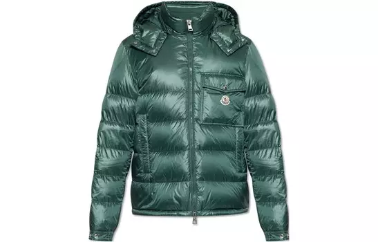 Пуховик мужской зеленый Moncler